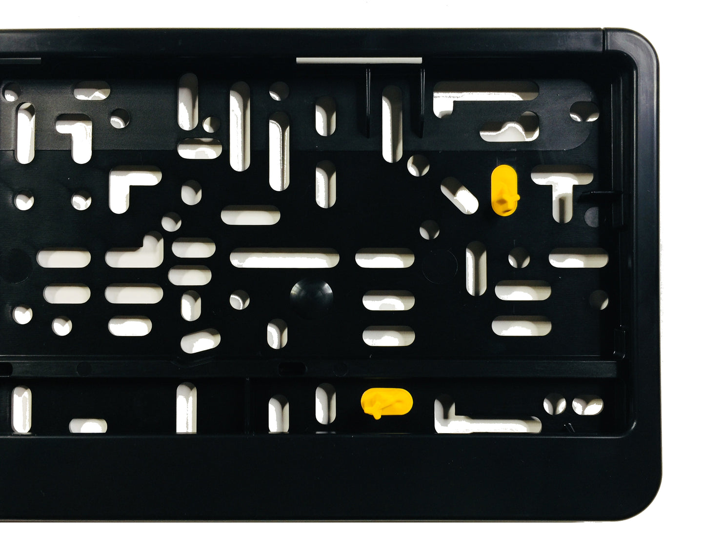 Premium German License Plate Frame - Evolution 3 - Black