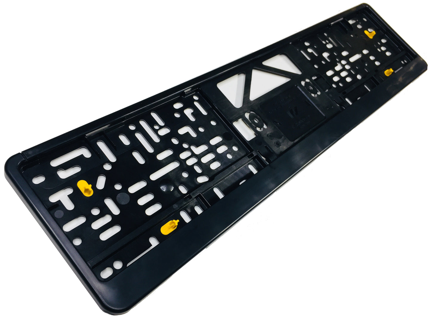 Premium German License Plate Frame - Evolution 3 - Black
